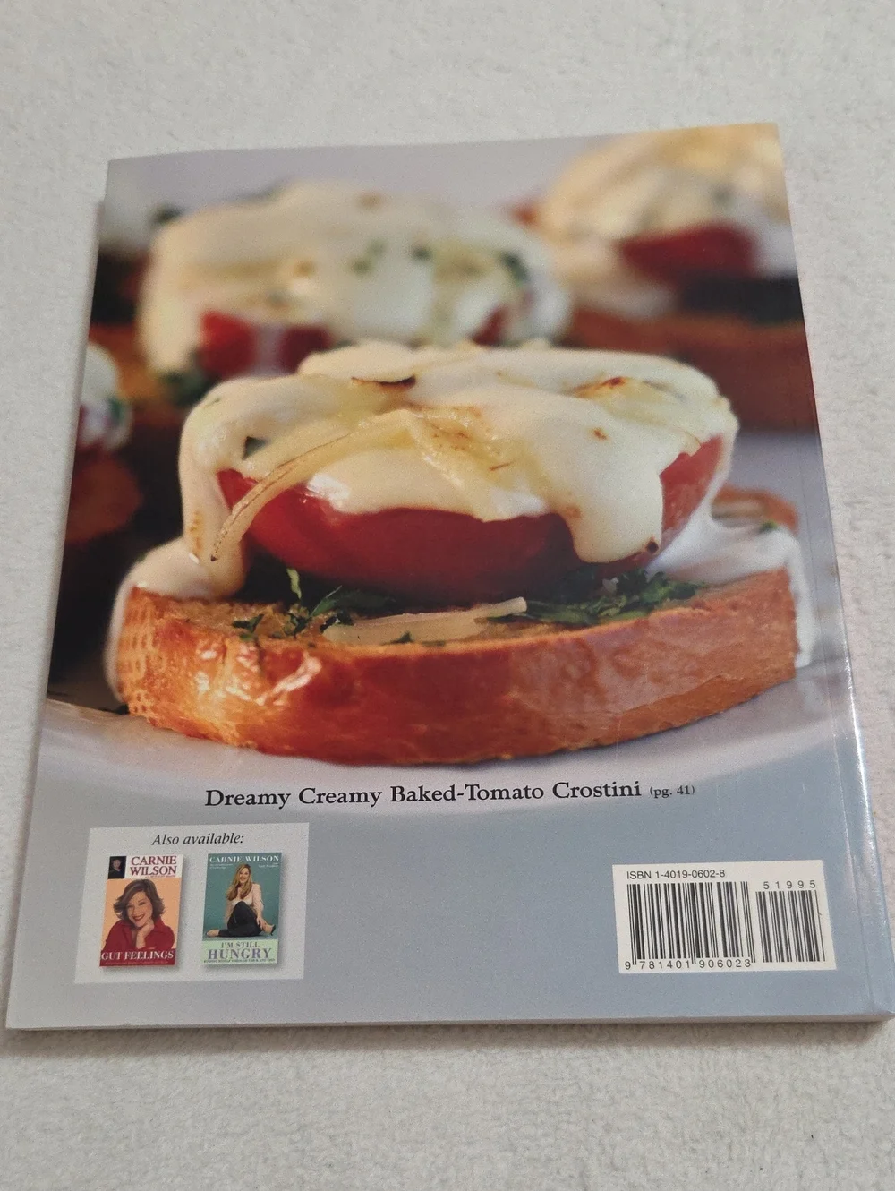 CARNIE WILSON COOKBOOK
